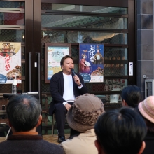 11月15日(土)湖都の葉マルシェで対談&講演会を行いました。