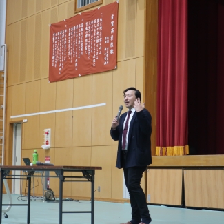 ３月１７日（木）島根県立吉賀高等学校にてオーサービジットを開催いたしました。 写真2